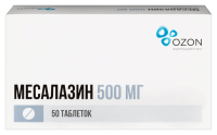 МЕСАЛАЗИН таб к/р 0,5 N50  Озон