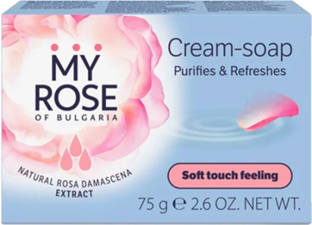 МАЙ РОЗЕ ОФ БОЛГАРИЯ Крем-мыло 75г