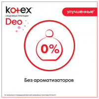 КОТЕКС прокл ежедн DEO Ультратонкие N56