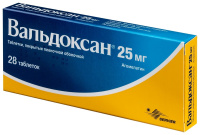 ВАЛЬДОКСАН 25 МГ N28 ТАБЛ П/ПЛЕН/ОБОЛОЧ
