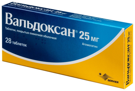 ВАЛЬДОКСАН 25 МГ N28 ТАБЛ П/ПЛЕН/ОБОЛОЧ