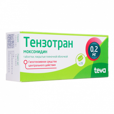 ТЕНЗОТРАН таб 200 мг N28