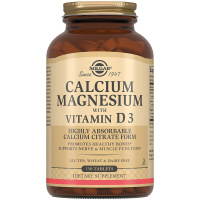 СОЛГАР КАЛЬЦИЙ-МАГНИЙ С ВИТАМИНОМ D3 таб №150