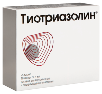 ТиотриазолинR р-р д/в/в и в/м введ. 25мг/мл 4мл амп. №10