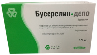 Бусерелин-депо лиоф. для приг.сусп. д/в/м введ. пролонг. 3.75мг+р-ль