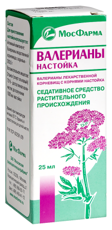 Валериана настойка 25мл N1
