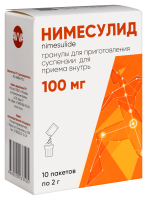 НИМЕСУЛИД гран/сусп пак 100мг/2г №10  Авва Рус