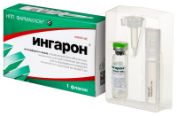 ИНГАРОН 100000МЕ N1 ФЛАК ЛИОФ Д/Р-РА ИНТРАНАЗАЛ+РАСТ-ЛЬ 5МЛ N1 АМП+КРЫШ/КАП