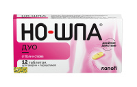 НО-ШПА ДУО таб 40мг+500мг №12