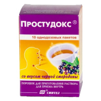 Простудокс пор. д/р-ра внутр лимонный 5г N10