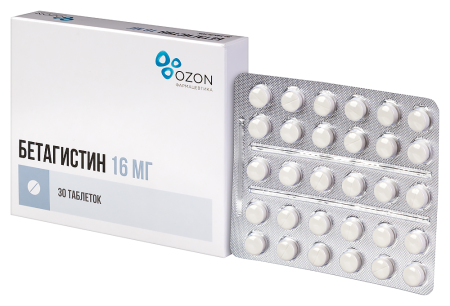 БЕТАГИСТИН таб 16мг N30  ОЗОН