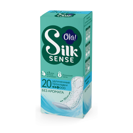 ОЛА OLA! прокладки ежедневные SILK SENSE Daily Large №20/без аромата