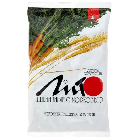 ОТРУБИ ЛИТО Пшеничные (Морковь) 200г