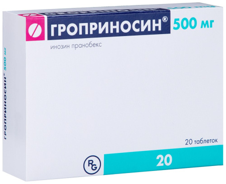 Гроприносин таб. 500мг N20