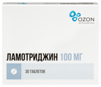 ЛАМОТРИДЖИН таб 100мг N30  Озон