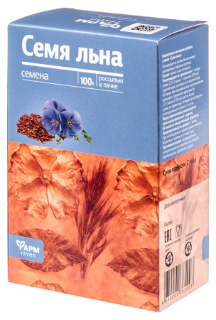 ЛЬНА СЕМЕНА 100г  Фармгрупп
