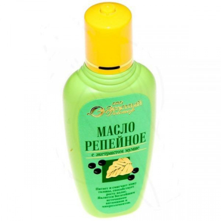 РЕПЕЙНОЕ МАСЛО ЗЕЛЕНЫЙ ДОКТОР Мумие 100мл