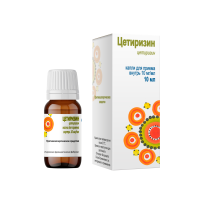 ЦЕТИРИЗИН капли 10мг/мл 10мл  Кировская ФФ