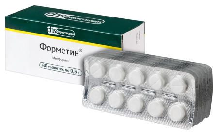 ФОРМЕТИН таб 500мг N60