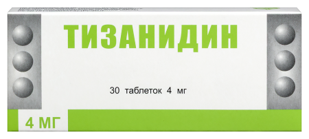 ТИЗАНИДИН таб 4мг №30  Березовский ФЗ