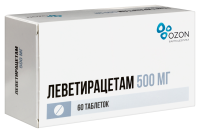 Леветирацетам таб. п.п.о. 500мг N60
