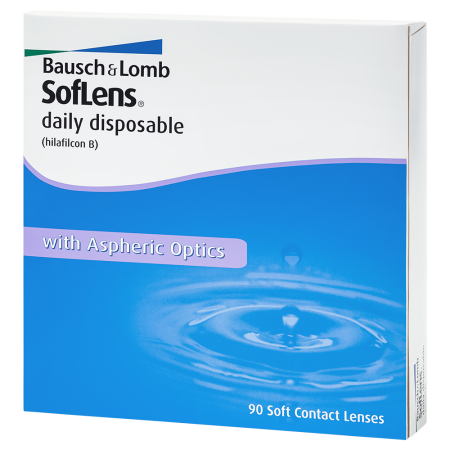 ЛИНЗЫ BAUSCH&LOMB SOFTLENS Daily Disposable 8,6 №90 (-1,00)