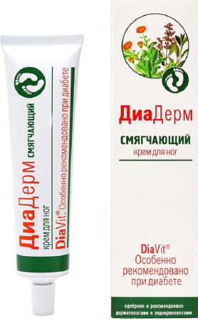 ДИАДЕРМ крем д/ног Смягчающий 75мл #