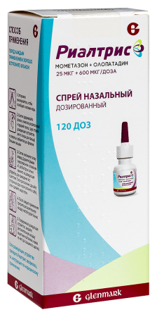 РИАЛТРИС спрей наз 25+600мкг/доза 120доз
