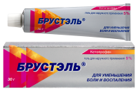 Брустэль гель д/наружн. прим. 5% 30г N1