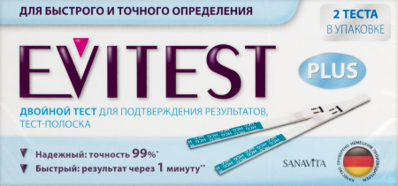 ТЕСТ на Беременность EVITEST PLUS №2 #