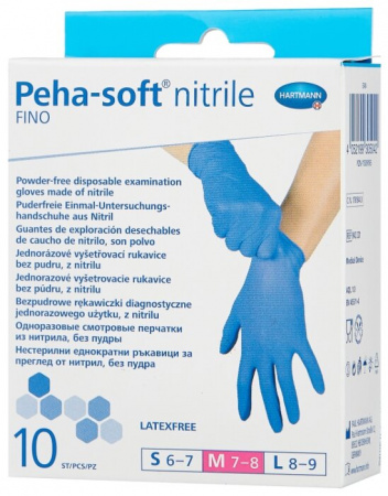 ПЕРЧАТКИ PEHA-SOFT НИТР FINO (пара) M N5