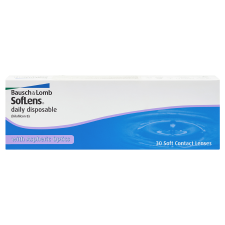 ЛИНЗЫ BAUSCH&LOMB SOFTLENS Daily Disposable 8,6 №30 (-1,25)
