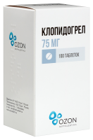КЛОПИДОГРЕЛ таб 75мг N100  Озон