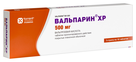 ВАЛЬПАРИН ХР таб 500мг N30 #