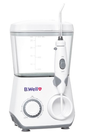 ИРРИГАТОР д/рта B.WELL WI-933 с принадлежностями с аккумулятором 8 насадок