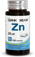 ЦИНК ХЕЛАТ ZN капс 25мг №100 РеалКапс