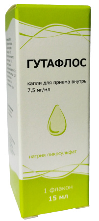 ГУТАФЛОС капли д/пр внутрь 7,5мг/мл 15мл №1