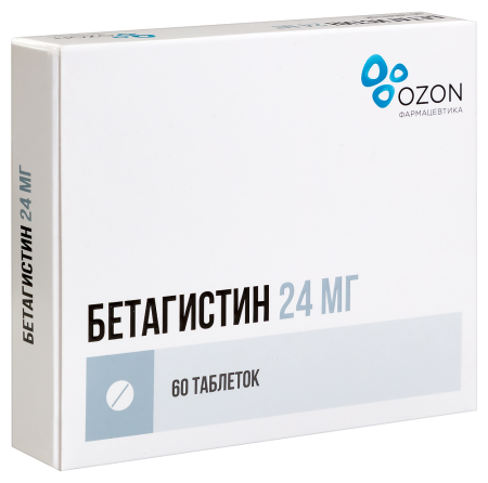 Бетагистин таб. 24мг N60
