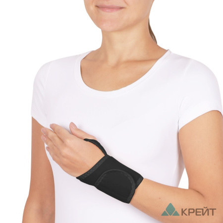 КРЕЙТ F-208 Бандаж на лучезап суст (универс/черн)