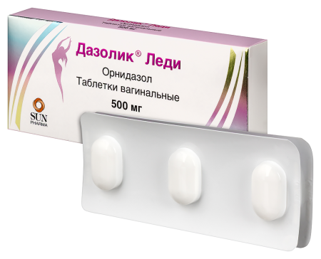 Дазолик Леди таб. ваг. 500мг N6