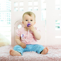 МД (19553) Прищепка д/пустыш с цепочкой Дружок