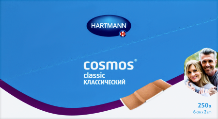 ПЛАСТЫРЬ COSMOS Strips 2х6см №5х50