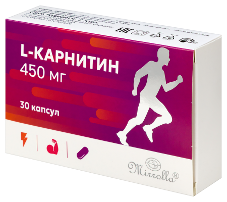 L-КАРНИТИН МИРРОЛЛА капс 450мг №30