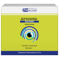 ДОРЗОЛАМИД-ОПТИК кап гл 20мг/мл 5мл №3