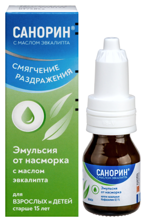 САНОРИН ЭВКАЛИПТ капли 0,1% 10мл
