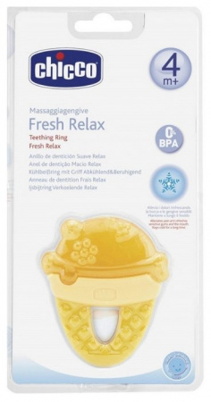 ЧИККО Прорезыватель Fresh Relax Кольцо Голубое (4+)