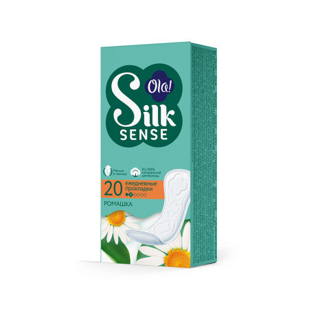 ОЛА OLA! прокладки ежедневные SILK SENSE Daily Deo Ромашка №20