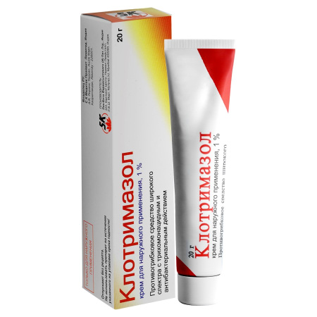КЛОТРИМАЗОЛ крем 1% 20г  Lok-Beta Pharmaceuticals