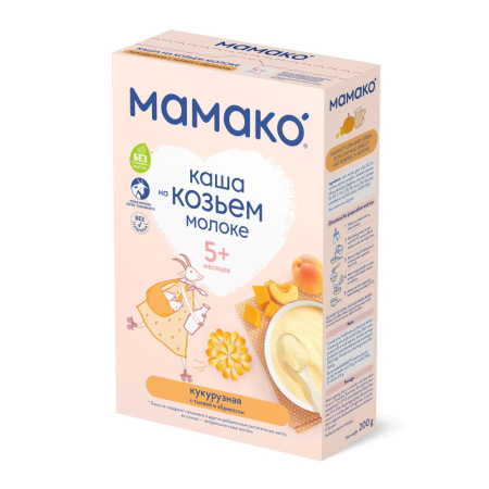 МАМАКО КАША Кукуруза (тыква/абрикос/козье молоко) 200г