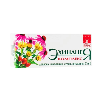 ЭХИНАЦЕЯ БИОКОР КОМПЛЕКС драже №40 #